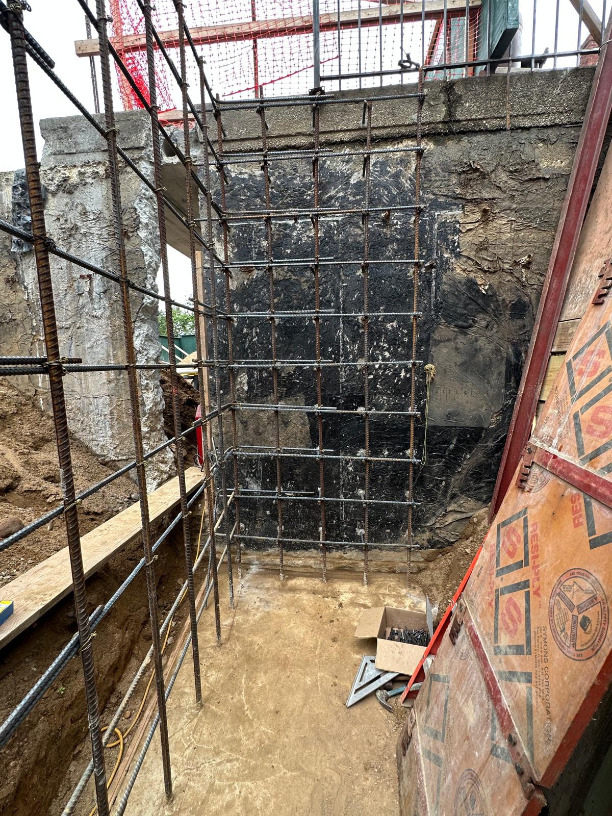 Commercial masonry construction project NYC