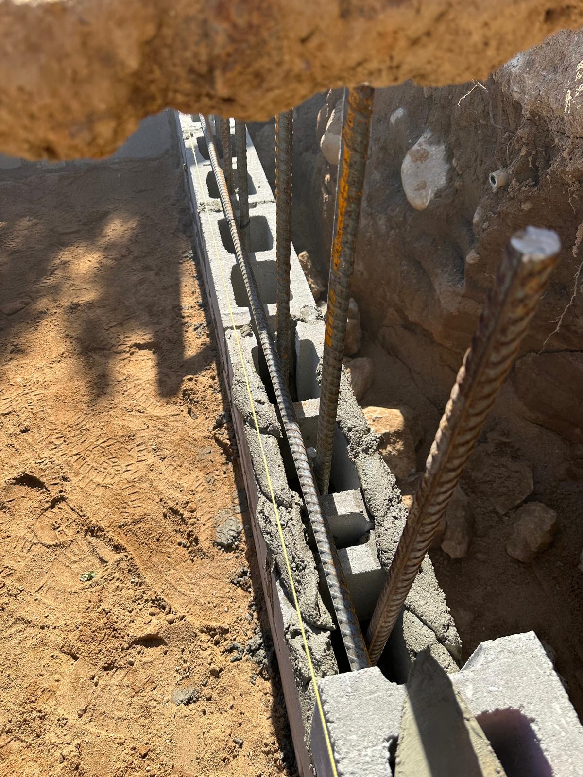 Basement egress door under construction Queens NY - Nassau County